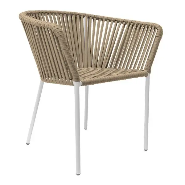 Silla tejida de exterior malibu